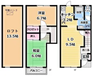 グリーンベイルの間取り