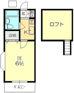 花小金井ロイヤルコーポ【1階】の間取り