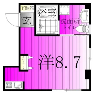 cave柏【3階】の間取り