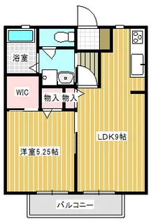 バリュージュ八乙女【2階】の間取り