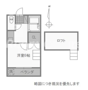 レジデンス森【2階】の間取り