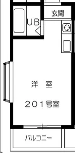 メゾンロイヤル【2階】の間取り