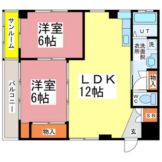 コスモTS【3階】の間取り