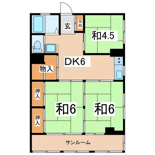 福島県郡山市清水台2【マンション】の間取り