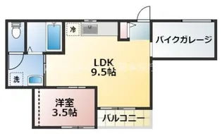 サウザンドプレイスG3【1階】の間取り