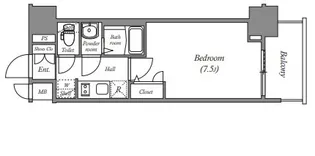 1Kの間取り画像