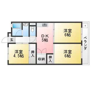 アルメリアコーポ【2階】の間取り