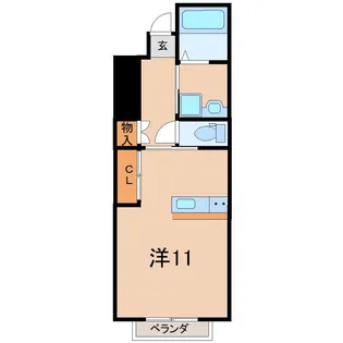 エスペランサ【1階】の間取り