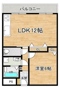 グラッドパーク【1階】の間取り