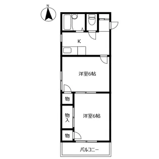 田中ハイツ【2階】の間取り