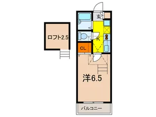 エテュード芦屋川【2階】の間取り