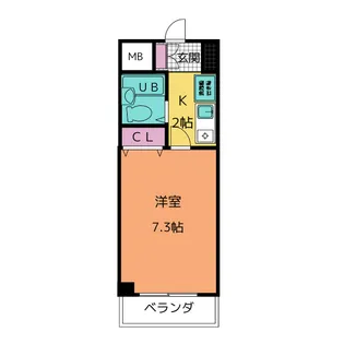 グランメールKAZU【5階】の間取り