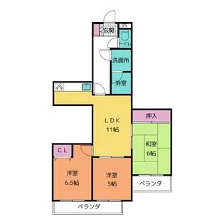 ラ・キャッスル21八事【3階】の間取り