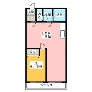 マンション泉【4階】の間取り