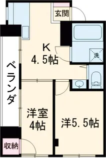 ユニアス井ノ頭【4階】の間取り