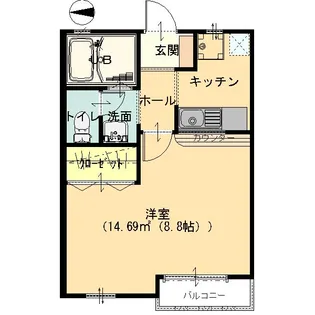 Y’Sフラット2【2階】の間取り