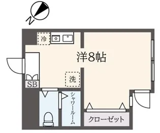 サンクレール相模原【2階】の間取り