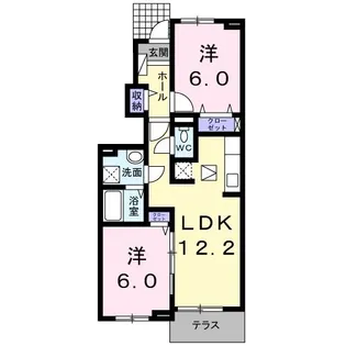サニーヒルズ・TR I【1階】の間取り
