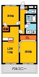 エクセレンスA【3階】の間取り