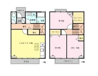 東京都三鷹市野崎4【一戸建】の間取り