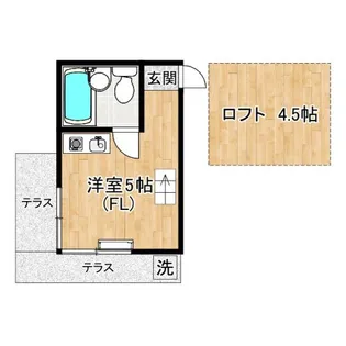 ロフト高津【1階】の間取り
