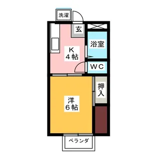 サザンシティ城北【2階】の間取り