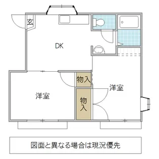 本郷ハイツA【2階】の間取り