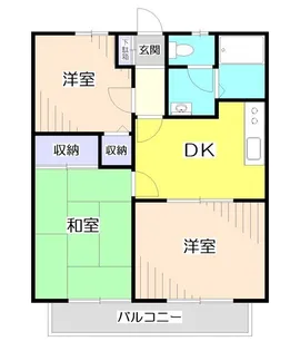 埼玉県所沢市大字久米【アパート】の間取り