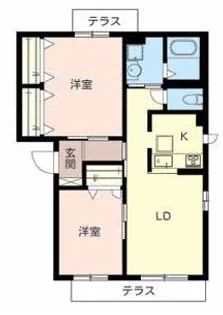 シャーメゾングランメール【1階】の間取り