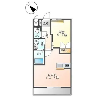 キャピタル パイン【1階】の間取り