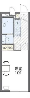 レオパレスWISH【2階】の間取り