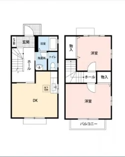 ウエストヒルI【2階】の間取り