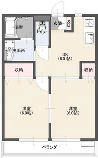 コリンシアン【1階】の間取り