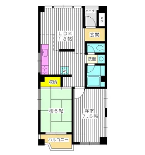 東京都練馬区豊玉南1【マンション】の間取り