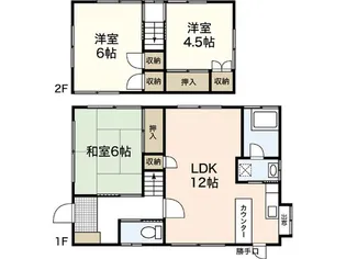 広島県広島市安佐南区大町西3【一戸建】の間取り