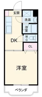 エクセルハイム中島【1階】の間取り