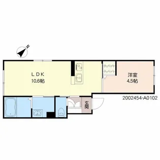 鹿児島県鹿児島市郡元1【マンション】の間取り