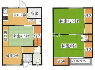 香川県高松市紫雲町【一戸建】の間取り