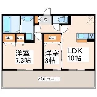 Laule’a【1階】の間取り