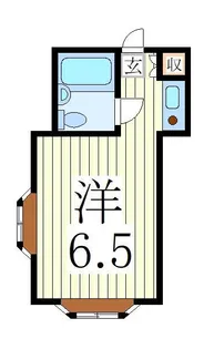 川村第4マンション【2階】の間取り