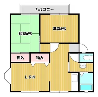 サンビレッジ白金B棟【1階】の間取り