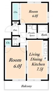 千葉県浦安市東野2【マンション】の間取り