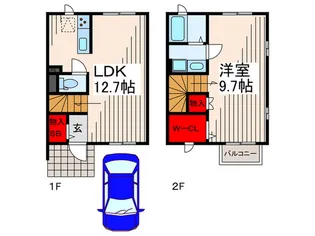 東京都江戸川区北葛西5【一戸建】の間取り