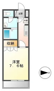 千葉県茂原市押日【アパート】の間取り