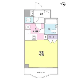 セブンスターマンション第2大森【11階】の間取り