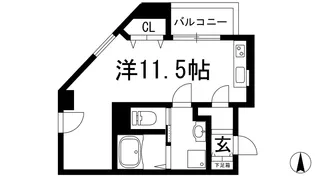 M`STYLE川西【5階】の間取り