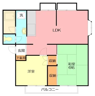 アイレッツM【1階】の間取り