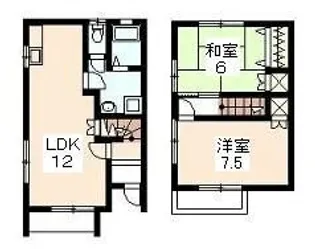 静岡県浜松市中央区大平台3【一戸建】の間取り