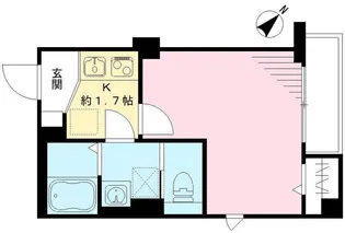 東京都新宿区戸塚町1【マンション】の間取り