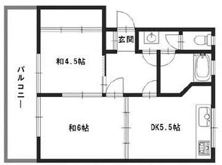 北山マンション【2階】の間取り